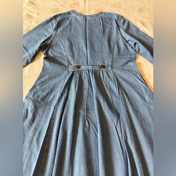 VINTAGE Coldwater Creek Denim Dress - Picture 4 of 5